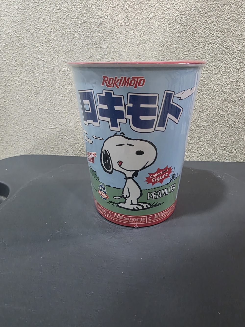 Peanuts Snoopy Party Cup - Light Blue with Pink Rim
